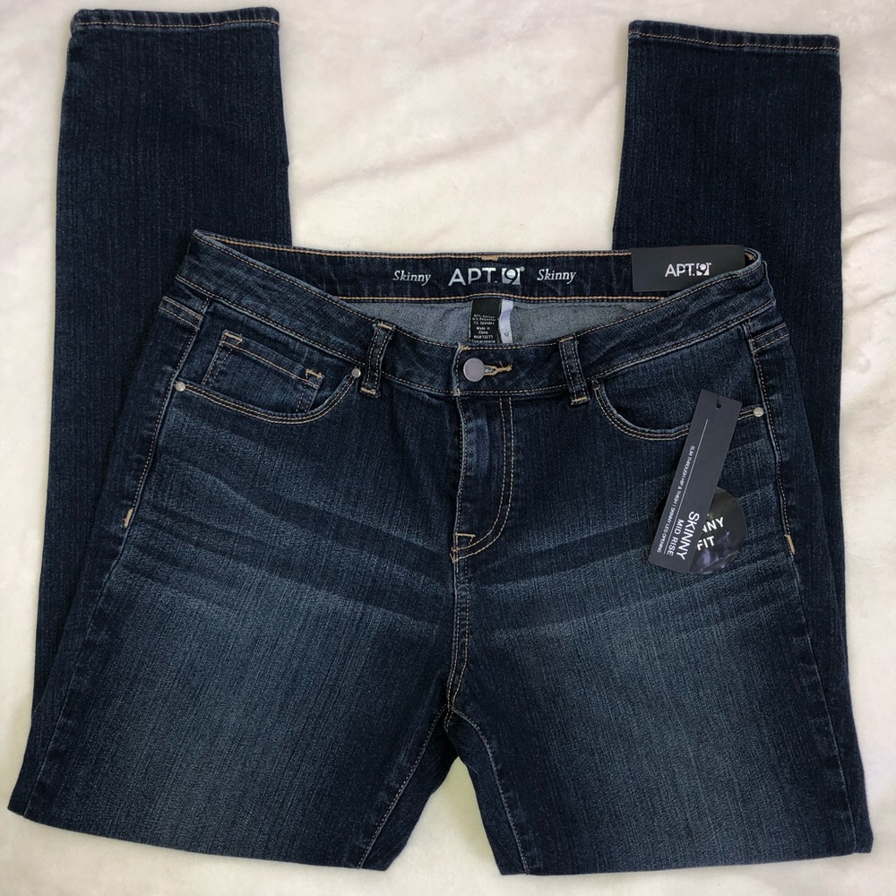 Darkwash Skinny Jeans (size 12)